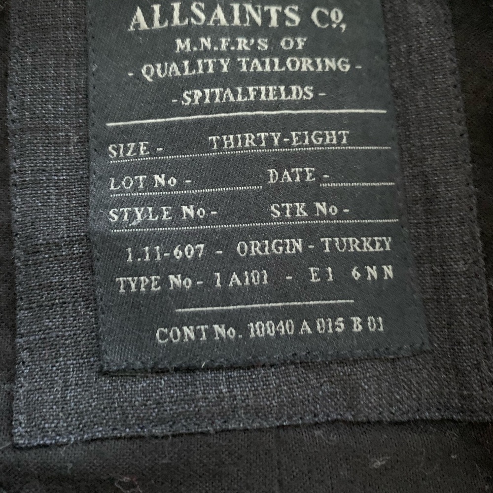 All saints linen jacket